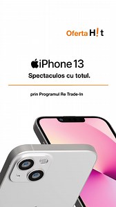  Cel mai spectaculos H!t al verii e la Orange – iPhone 13 朗 Unul dintre cele mai populare modele – acum de la doar 6999 lei prin Programul Re Trade-In. Îl poți lua și în rate mici pe 12 sau 24 de luni. Cumpără în magazinele Orange din toată țara. Află mai multe detalii pe www.omd.md/fb_iph13 | Orange | Facebook