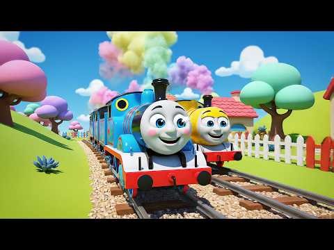 Three Little Toy Trains Chug Chug Chug | Adventure Train Song & Nursery Rhymes
