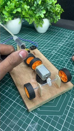 Real Working Car Clutch Mechanism Using DC Motor 😱 | DIY Automobile Project #youtubeshorts #shorts