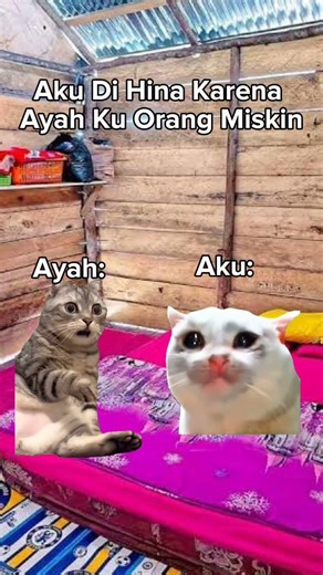 Bagian 4 | Part 2 Aku Di Hina Karena AyahKu Orang Miskin 😿 #ayah #sedih #memekucing #catshorts