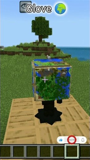 Glove | minecraft earth map |build hacks | shorts | twister warrior