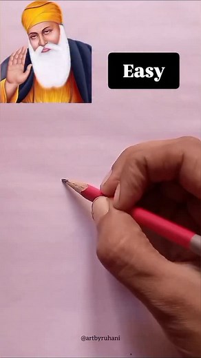 How to draw Guru Nanak Dev ji ✍🏼 . . . . . #gurunanakdevji #gurugranthsahibji #gurugobindsinghji #guru #god #love #sidhumoosewalafans #khalsaaid #khalsapanth #khalsacollege #india #trendingreels #viral #explore #explorepage #wmk #waheguruji🙏 #waheguru🙏 #waheguruji #satnam #satnamwaheguru #satnamwaheguruੴ #punjab #india #singh #sikh #sikhi #amritsar #goldentemple #drawings #sketchbook | artbyruhani