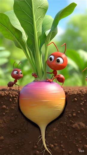 Chhoti Chunti, Bada Shaljam #shortsfeed #shortvideo #ants