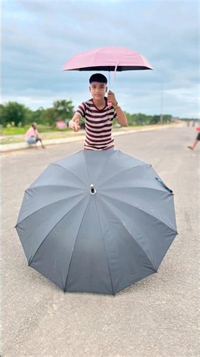 New Ultra pink Capsule Umbrella Vs Big ₹499 Umbrella Unboxing Review Test 😱