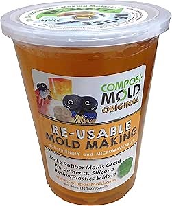 ComposiMold (Original) 40oz. Reusable Molding Material, re-heat to re-use!