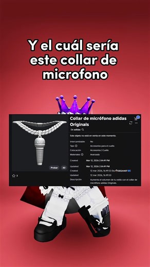 FREE COLLAR ON ROBLOX 🎤 #fyp #roblox #freeugclimiteds