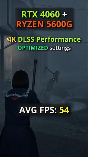 Silent Hill F on RTX 4060 - 4K DLSS OPTIMIZED #silenthillf #rtx4060