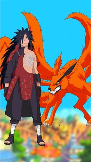 Madara vs kurama | who is strong? #naruto #kurama #madara #youtubeshorts #shorts