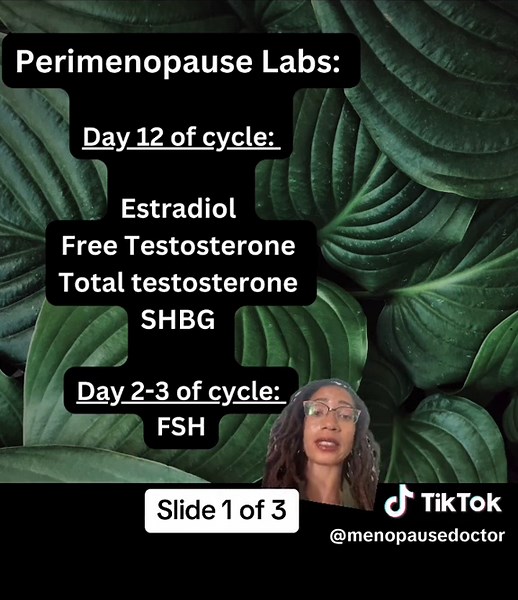 #greenscreen If you are doing labs it's important to know what you are testing and especially when it comes to your cycle in perimenopause. Our hormones have a rhythm that changes daily so when you get labs done make sure to know where you are in your cycle. #menopause #perimenopause #menopausedoctor #perimenopausedoctor #perimenopausesupport #perimenopauselabtesting #hormonetesting #hormones #perimenopausesymptoms #bhrt #hrt #womenover40ontiktok #womenover50ontiktok #menopausehormones
