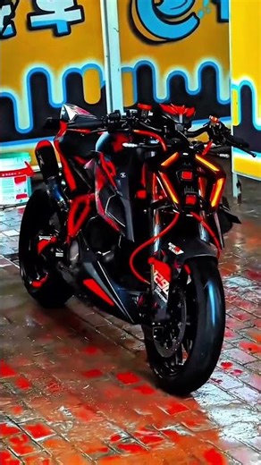 🔥 KTM Duke का New Look! Wash Time Transformation: Black & Red Custom Wrap 🤩