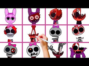 Pinki Horror Drawing CHALLENGE in 12 Spooky Steps?