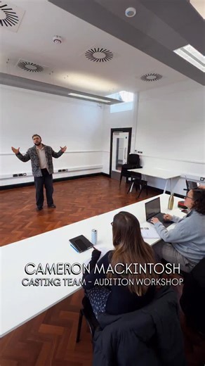 Cameron Mackintosh casting team audition workshop with our BA 3rd Years. #cameronmackintosh #casting #audition #dramaschool | Emil Dale Academy