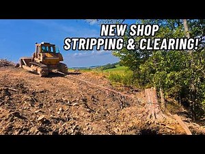 Clearing Trees and Stripping Topsoil! The New Scrappy Shop is underway!