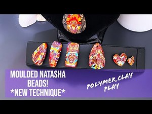 Polymer Clay | Natasha Beads with Moulds Polymer Clay Technique - Make Beautiful Natasha Beads