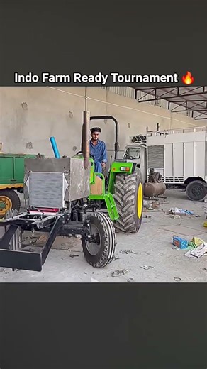 Indo Farm Ready for Tournament 🚀🔥 #rohitdeshwal #nishudeshwal #modifiedtractor #stunt #viral