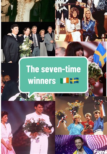 In 1970, Ireland claimed its first Eurovision victory; four years later, in 1974, Sweden also secured its first win. It looked like it would be a close race when both countries won for the second time, each ten years after their initial victories. By the time Sweden won for the third time, Ireland and Sweden had alternated victories and were tied at three wins each. But just one year after Sweden’s third victory, Ireland once again emerged as the winner of Eurovision. The years that followed saw