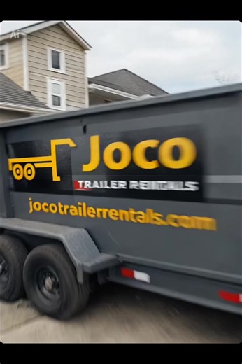 Rent one today for your next project! Jocotrailerrentals.com #trailerrental #comerentone #johnsoncountyks #dumptrailer