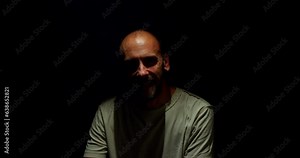 The Descent into Madness. A Desolate Figure Screaming and Unraveling in the Depths of Darkness. In the midst of darkness, a despondent man sits, driven to the brink of madness by internal struggles.