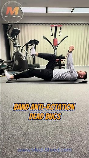 Band Anti-Rotation Dead Bug