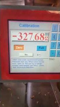 how to calibrate KL420 multi head weigher