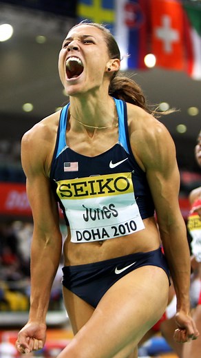 From the vault: @lolojones storming to golden 60m glory at the 2010 #WorldIndoorChamps 🚀 Head over to our Instagram stories and Facebook page to vote for your favourite moments from the World Athletics Indoor Champs 🙌 | World Athletics