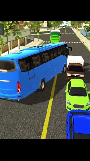 High Speed Bus Escaping Heavy Traffic 🚍🔥#shorts #shortsfeed #bus #busgames #shortvideo #viral