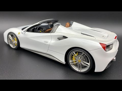 Ferrari 488 Spider 1/24 Alpha Model Full Build Step by Step