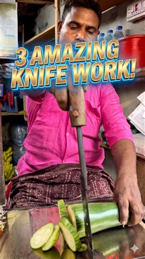 Amazing Traditional Knife Skills | Fast Eggplant Slicing 🍆#shorts