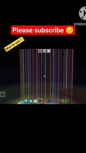 Minecraft colorful lights.