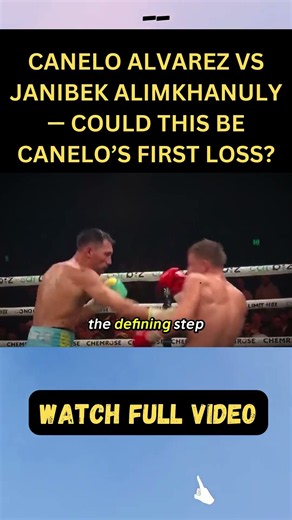Canelo Alvarez vs Janibek Alimkhanuly — Could This Be Canelo’s First Loss PART 2