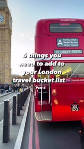 42K views · 1.5K reactions | Add these spots to your ultimate London travel checklist✅ From exploring London’s secret underground tunnels to enjoying afternoon tea on a vintage double-decker bus, don’t miss these top London spots on your next visit to the capital. #LetsDoLondon #VisitLondon | Visit London | Facebook