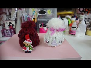 TUTO MINI BONNET DE LAINE, DECO DE NOEL