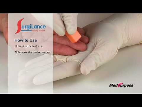How to Use SurgiLance™ Safety Lancets