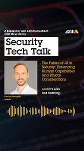 AI is everywhere – but do we really understand it? While regulations struggle to keep up, the security industry must balance innovation, compliance, and risk. Is AI a tool for progress or a potential threat? Listen to episode 7 of Security Tech Talk now. | Axis Communications | Facebook