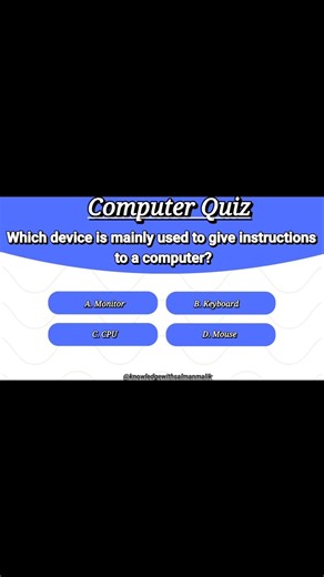 This Easy Computer MCQ Confuses Everyone 😅 | Beginner Quiz #Shorts