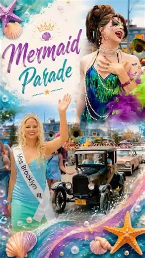 Mermaid Parade | NYC 2026 | SALMEDIA USA #salmediausa #shorts #fyp #letmebe