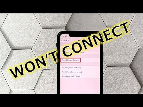 How To Fix An Apple iPhone X That Won’t Connect To A Wi-Fi Network (iOS 14.4)
