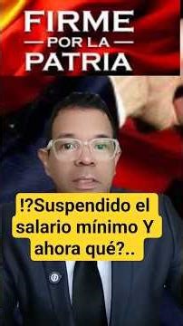📝Minimum wage suspended, see my full analysis