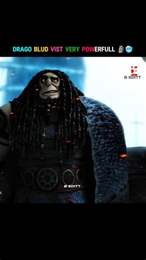 Drago Blud vist Very powerfull 🗿🥶 | How to Train your Dragon 2 | #shorts #edit #dragon