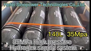 Safe and Reliable Small Gas Tank Hydrogen Cylinder 35Mpa H2 Storage Fuel Cell 5L 9L 12L 20L
