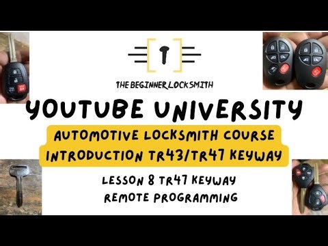 Lesson 8 TR43/TR47 Remote Programming 