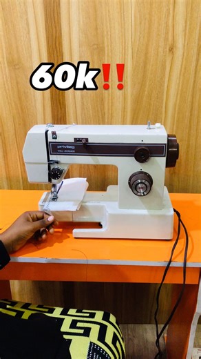 60k‼️ Privileged heavy duty electric sewing machine 💕💕💕💕💕 sews Satin Taffeta Ankara Lace Cotton Silk Linen Organza Flannel And many more Straight sewing Zigzag Moon stitch Feather stitch Herringbone stitch Blind hemming Dial stitch selector Twin needle enabled Back stitch Adjustable stitch length Adjustable needle placement Zigzag stitches Twin needle enable Inner and outer weaving Button tacking Bobbin rewinding Dial stitch selector inbuilt Embroidery stitches | Doch Sewing Machine 2