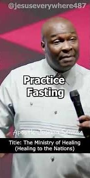 Practice Fasting | Apostle Joshua Selman