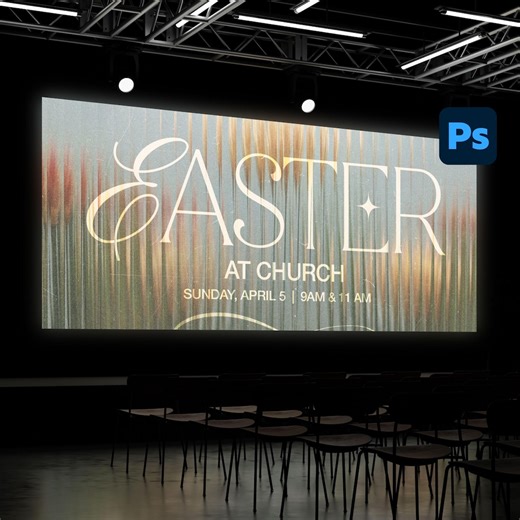 Elegant Easter Church Graphics 2026, Soft Light Texture (editable Photoshop PSD File) - Etsy Canada