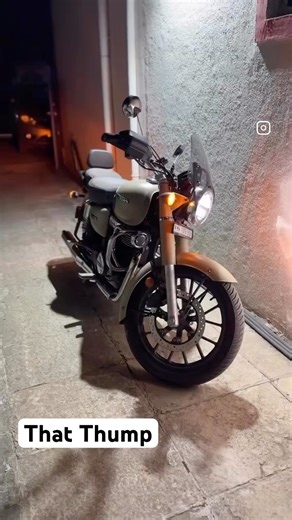 One thump, a thousand emotions. 🏍️Turn up the volume 🔊