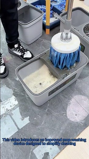 DIY Mop Spinner: Hand-Powered Washing & Drying