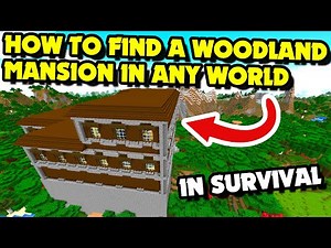 How to Find a WOODLAND MANSION in ANY World (Minecraft Tutorial)
