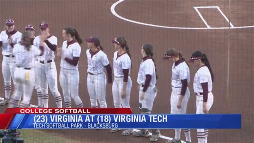 College Softball - (23) Virginia at (18) Virginia Tech