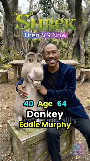 Shrek Cast: Then vs Now 🤯 #Shrek #ThenVsNow