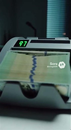 ASMR Money Counter Counting $10,000 in Crisp $100 Bills | Satisfying Office Night Ambience